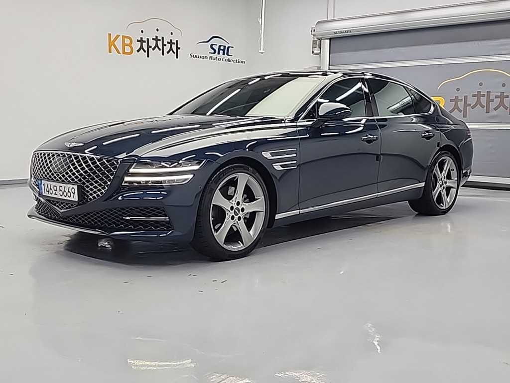 Genesis G80 2020 Azul - Importación desde Corea - HF Imports Iquique - Foto 1
