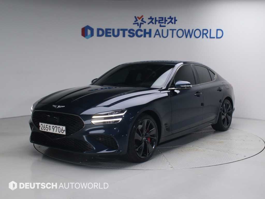 Genesis G70 2021 Azul - Importación desde Corea - HF Imports Iquique - Foto 1