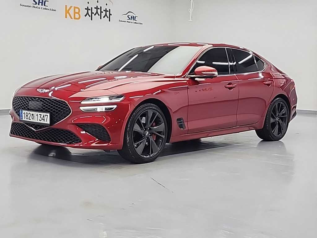 Genesis G70 2021 Rojo - Importación desde Corea - HF Imports Iquique - Foto 1