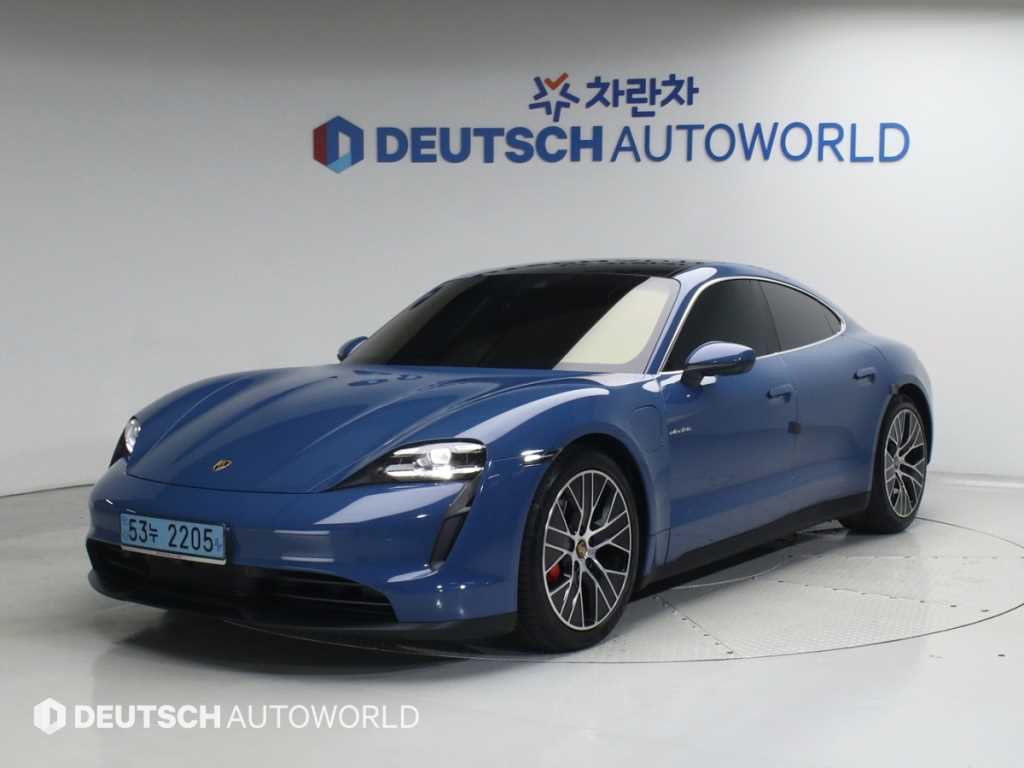 Porsche Taycan 2021 Azul - Importación desde Corea - HF Imports Iquique - Foto 1