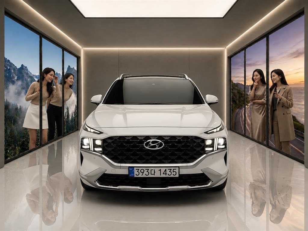 HYUNDAI Santa Fe 2021 Blanco - Importación desde Corea - HF Imports Iquique - Foto 1