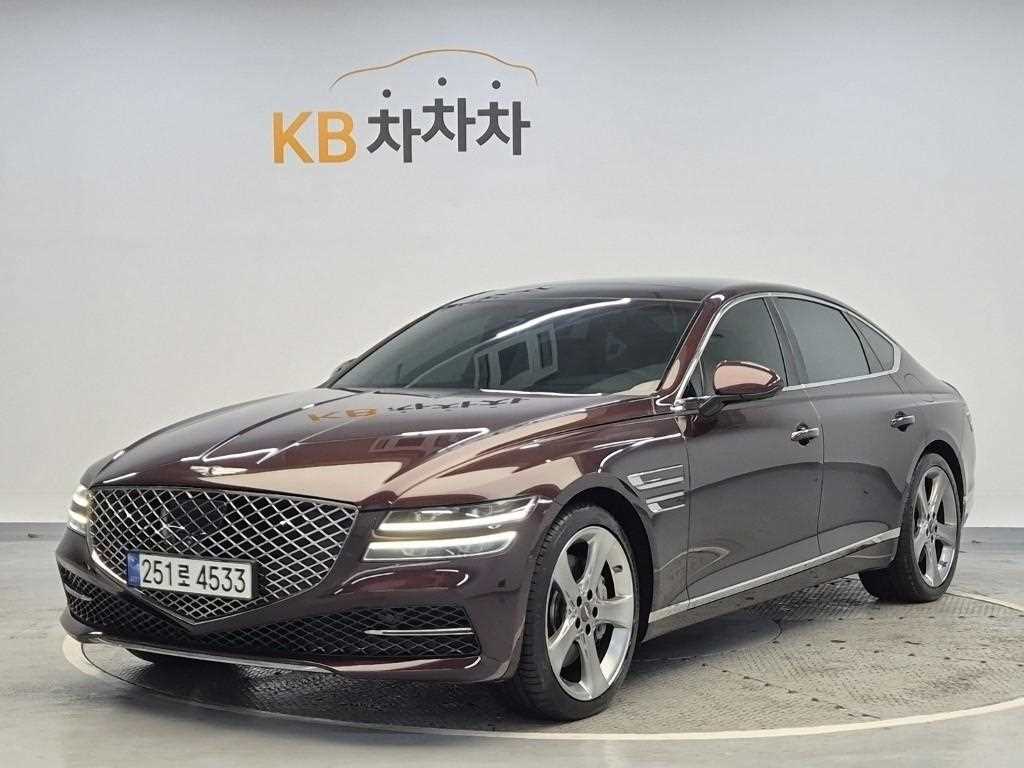 Genesis G80 2021 Rojo - Importación desde Corea - HF Imports Iquique - Foto 1