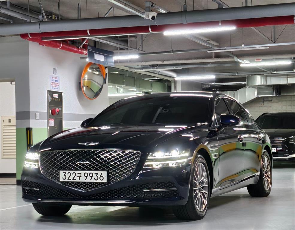 Genesis G80 2021 Azul - Importación desde Corea - HF Imports Iquique - Foto 1