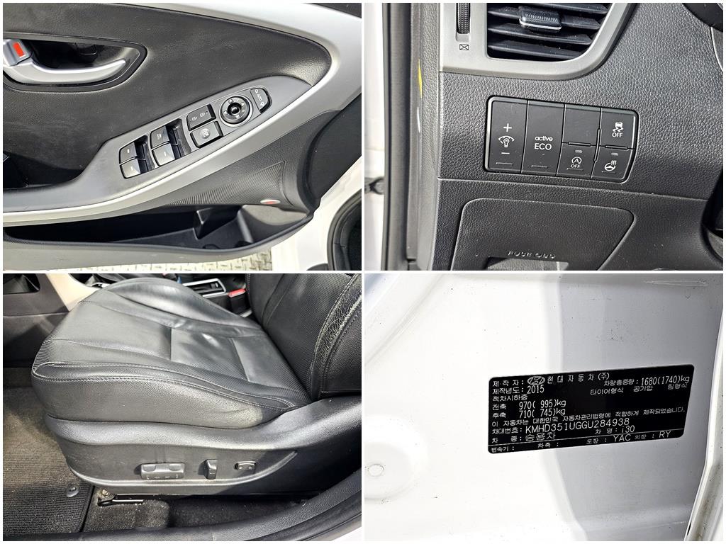 HYUNDAI i30 2016 Blanco - Importación desde Corea - HF Imports Iquique - Foto 17