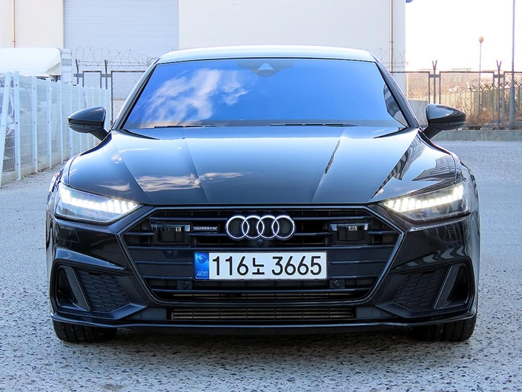 Audi A7 2021 Negro - Importación desde Corea - HF Imports Iquique - Foto 1