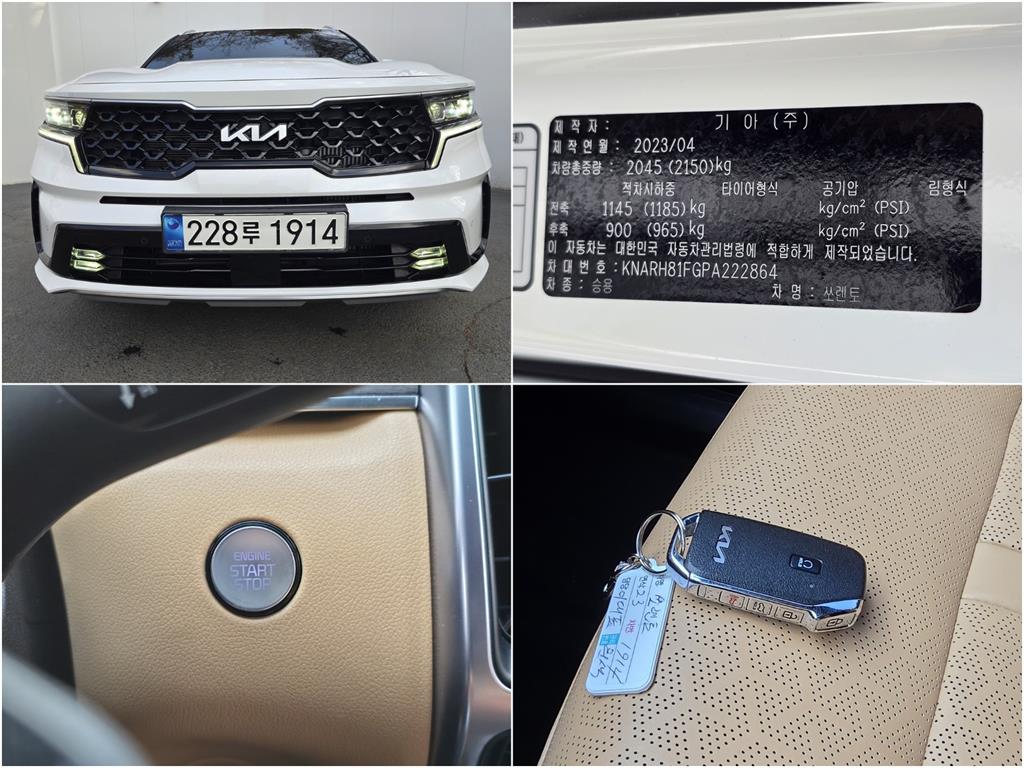 KIA Sorento 2023 the color of pearl - Importación desde Corea - HF Imports Iquique - Foto 20