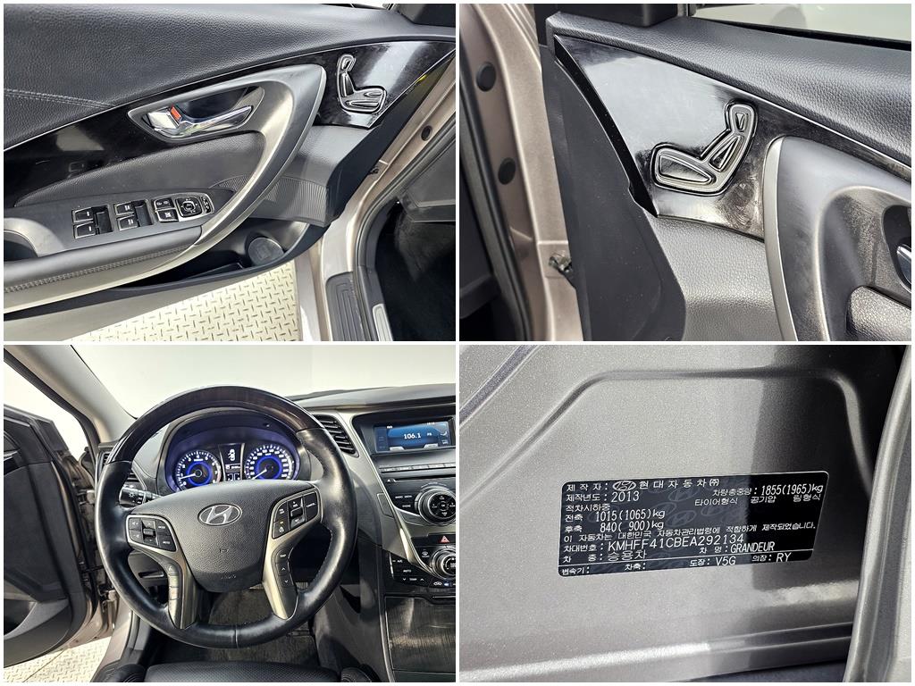 HYUNDAI Grandeur 2014 Plateado - Importación desde Corea - HF Imports Iquique - Foto 17