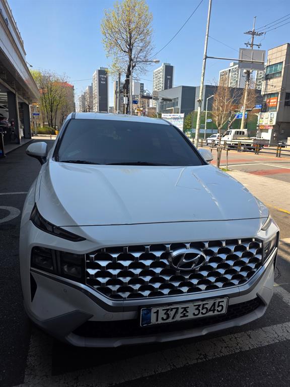 HYUNDAI Santa Fe 2021 Blanco - Importación desde Corea - HF Imports Iquique - Foto 1