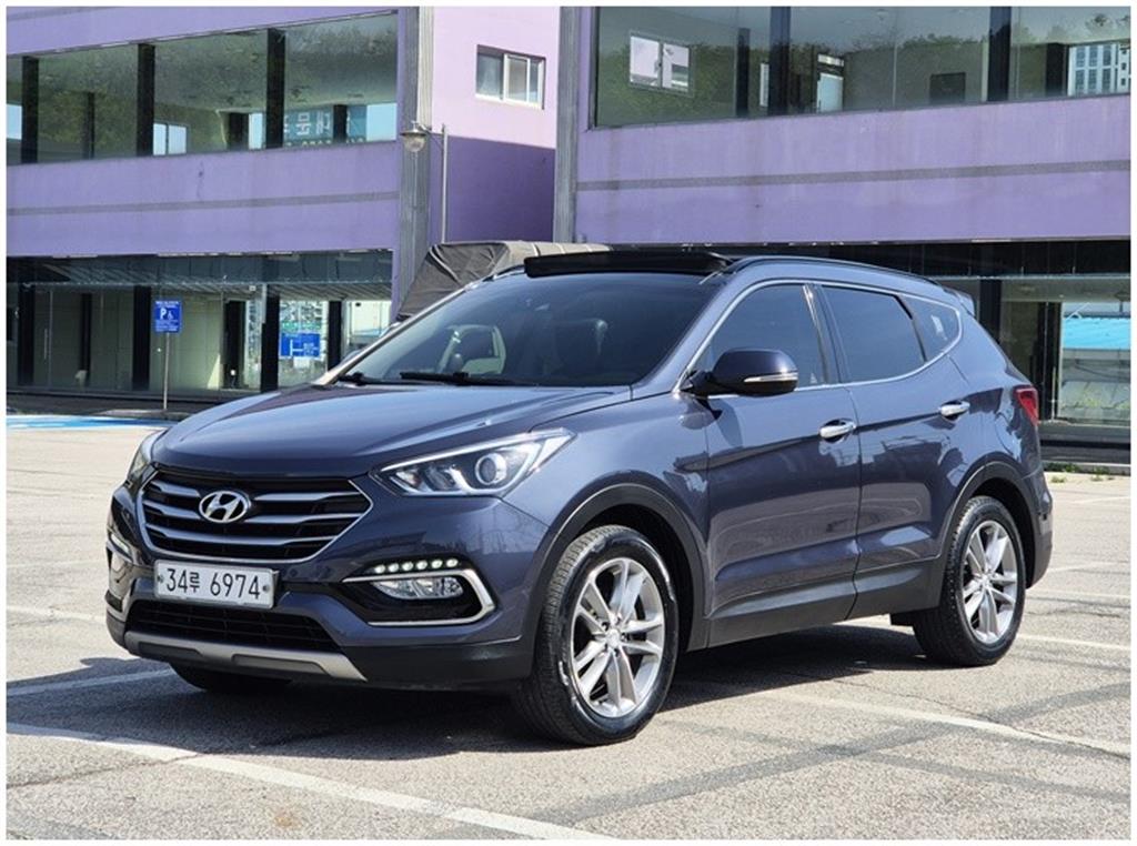 HYUNDAI Santa Fe 2016 Azul - Importación desde Corea - HF Imports Iquique - Foto 1