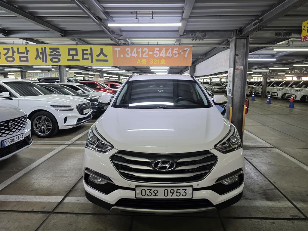 HYUNDAI Santa Fe 2016 Blanco - Importación desde Corea - HF Imports Iquique - Foto 1