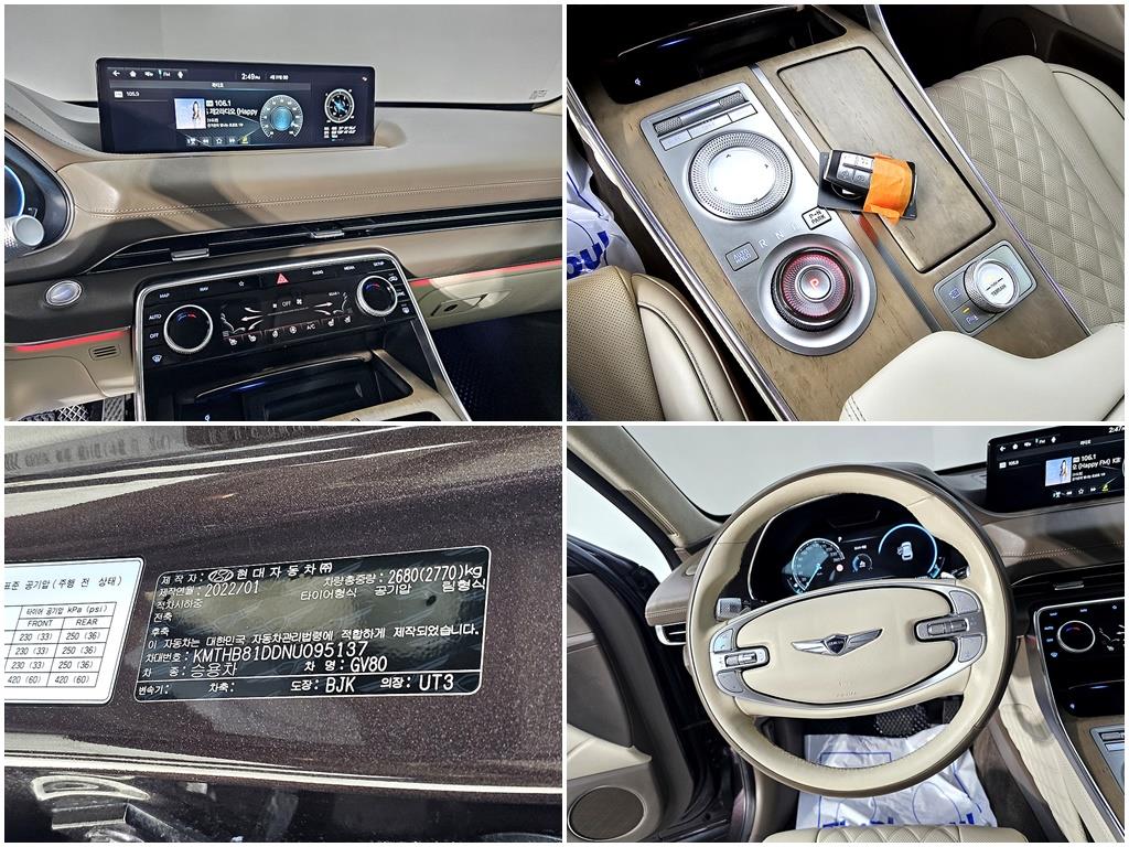 Genesis GV80 2022 Gris - Importación desde Corea - HF Imports Iquique - Foto 17