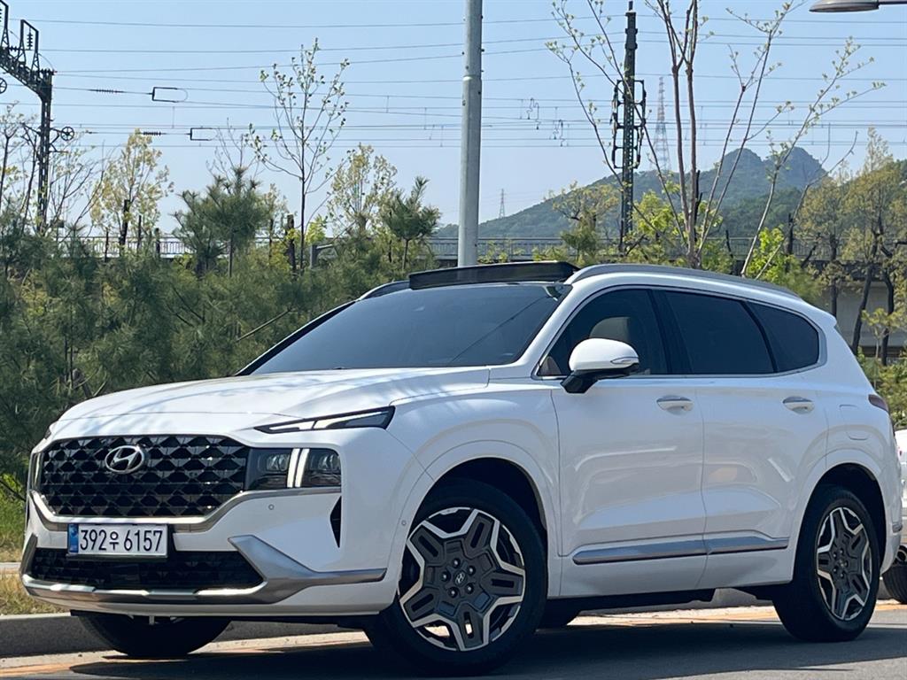 HYUNDAI Santa Fe 2023 Blanco - Importación desde Corea - HF Imports Iquique - Foto 1