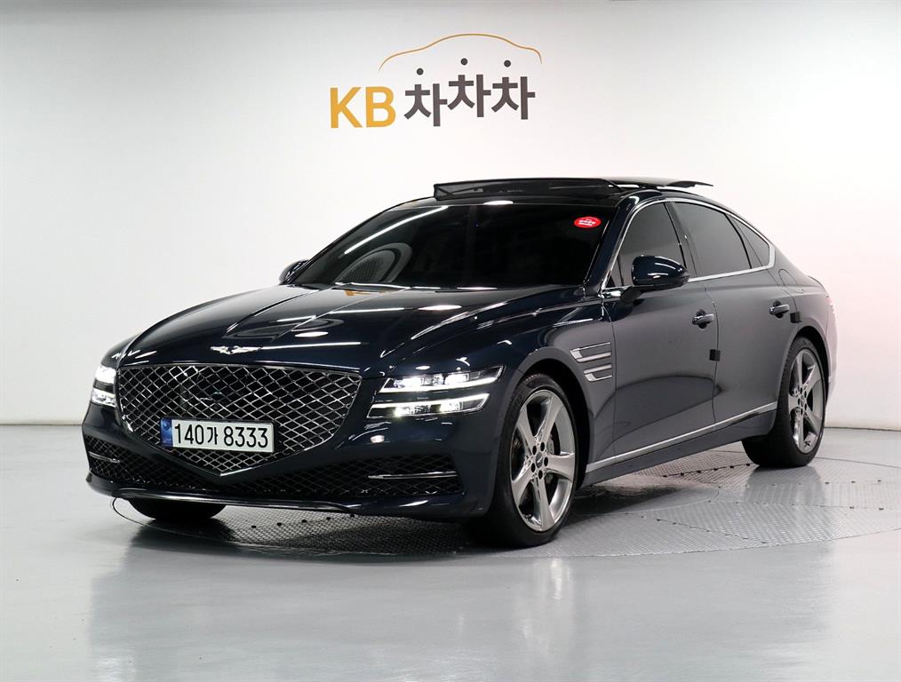 Genesis G80 2022 Azul - Importación desde Corea - HF Imports Iquique - Foto 1