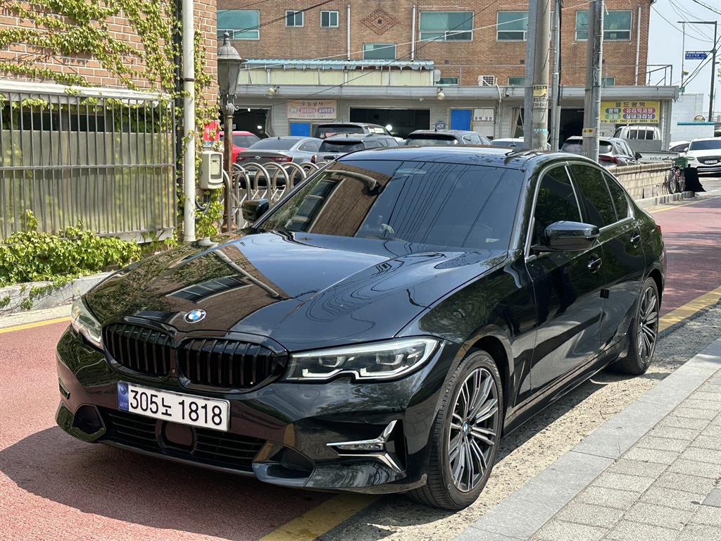 BMW 3 series 2021 Negro - Importación desde Corea - HF Imports Iquique - Foto 1