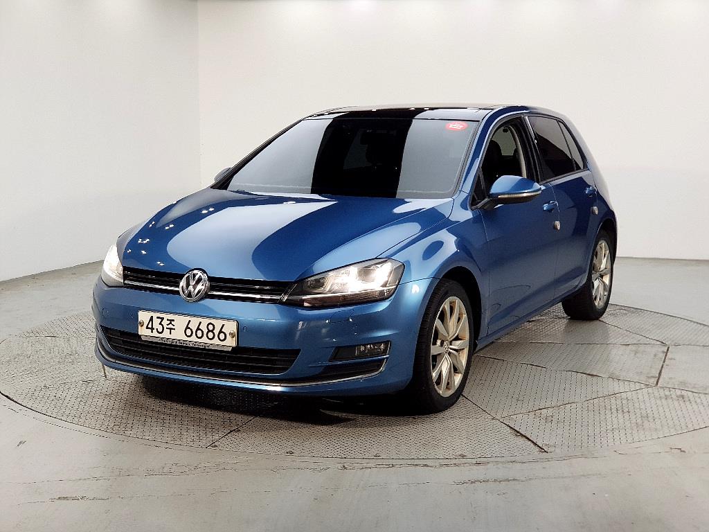 Volkswagen Golf 2014 Azul - Importación desde Corea - HF Imports Iquique - Foto 1