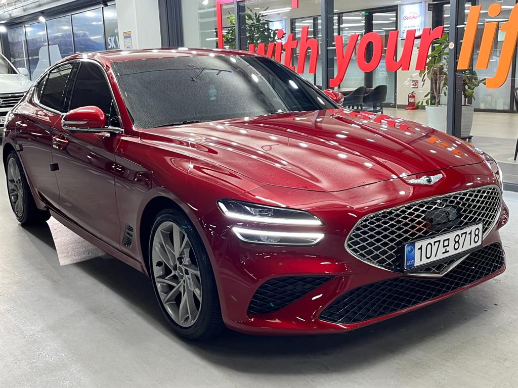 Genesis G70 2021 Rojo - Importación desde Corea - HF Imports Iquique - Foto 1