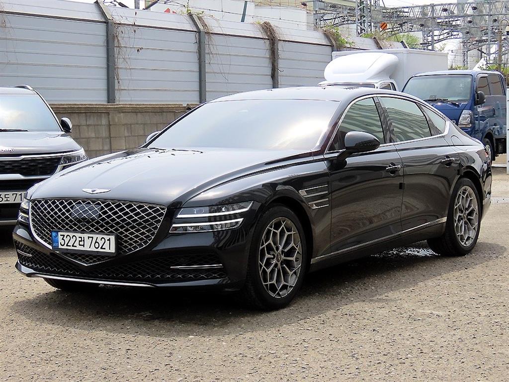 Genesis G80 2022 Azul - Importación desde Corea - HF Imports Iquique - Foto 1
