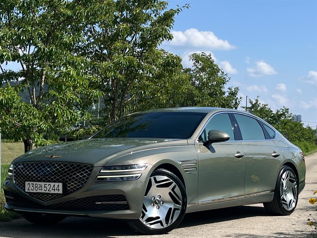 Genesis G80 2021 Verde - Importación desde Corea - HF Imports Iquique - Foto 1