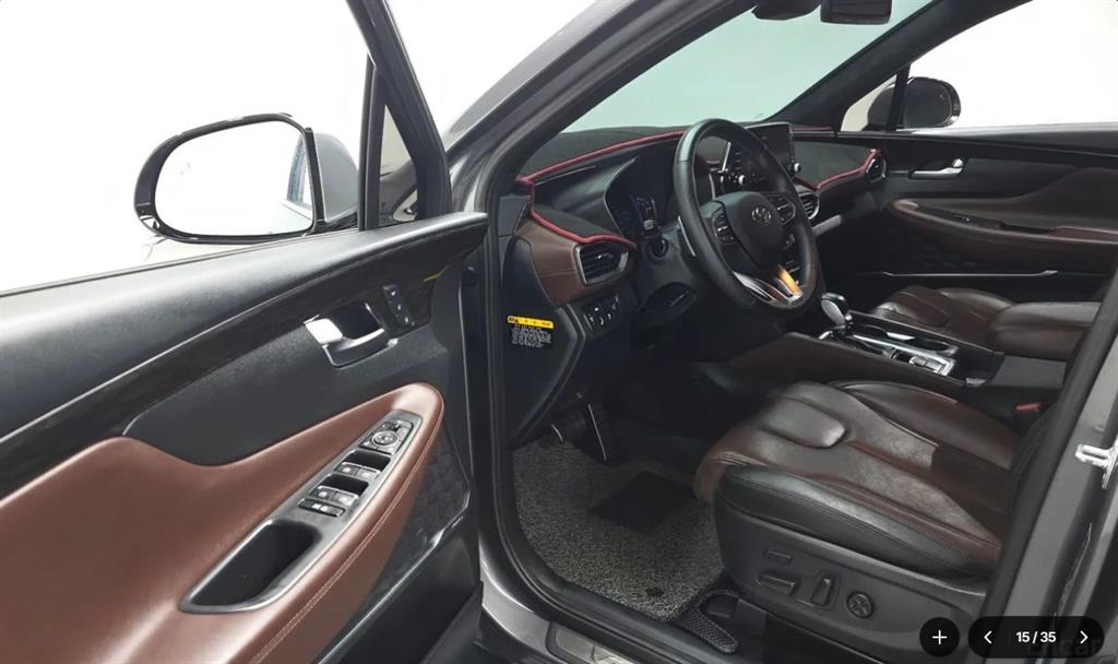 HYUNDAI Santa Fe 2020 Gris - Importación desde Corea - HF Imports Iquique - Foto 14