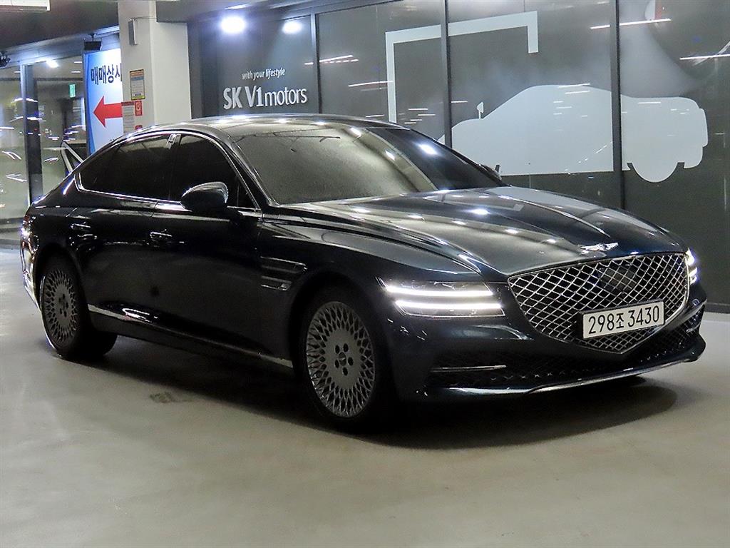 Genesis G80 2022 Azul - Importación desde Corea - HF Imports Iquique - Foto 1