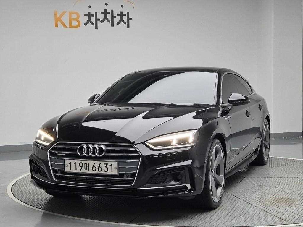 Audi A5 2019 Negro - Importación desde Corea - HF Imports Iquique - Foto 1