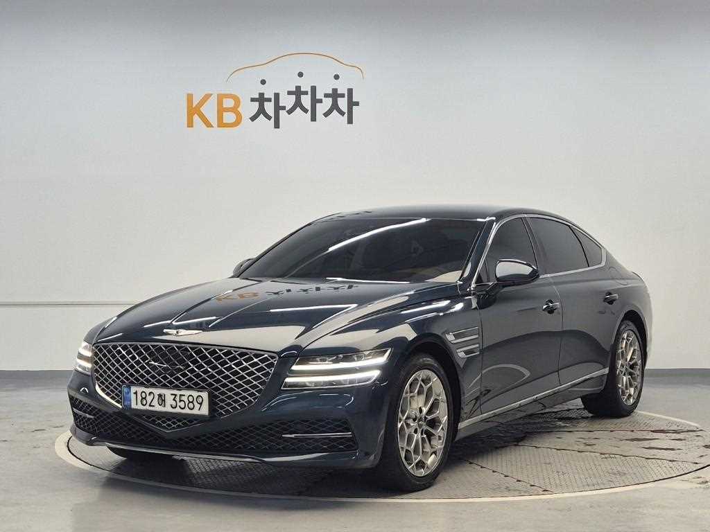 Genesis G80 2021 Azul - Importación desde Corea - HF Imports Iquique - Foto 1