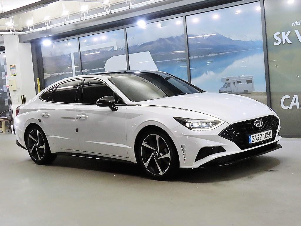 HYUNDAI Sonata 2021 Blanco - Importación desde Corea - HF Imports Iquique - Foto 1